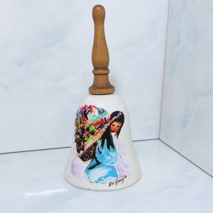 De Grazia ~ Arizona Museum Hand Painted & Signed Pottery Bell ~